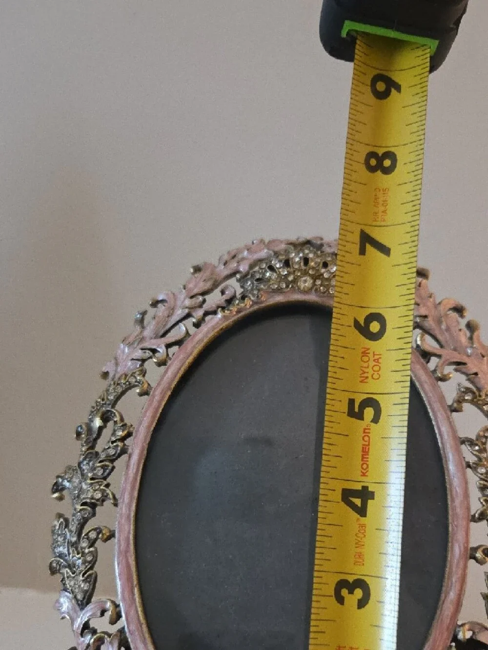 Ornate Oval Decorative Photo Frame